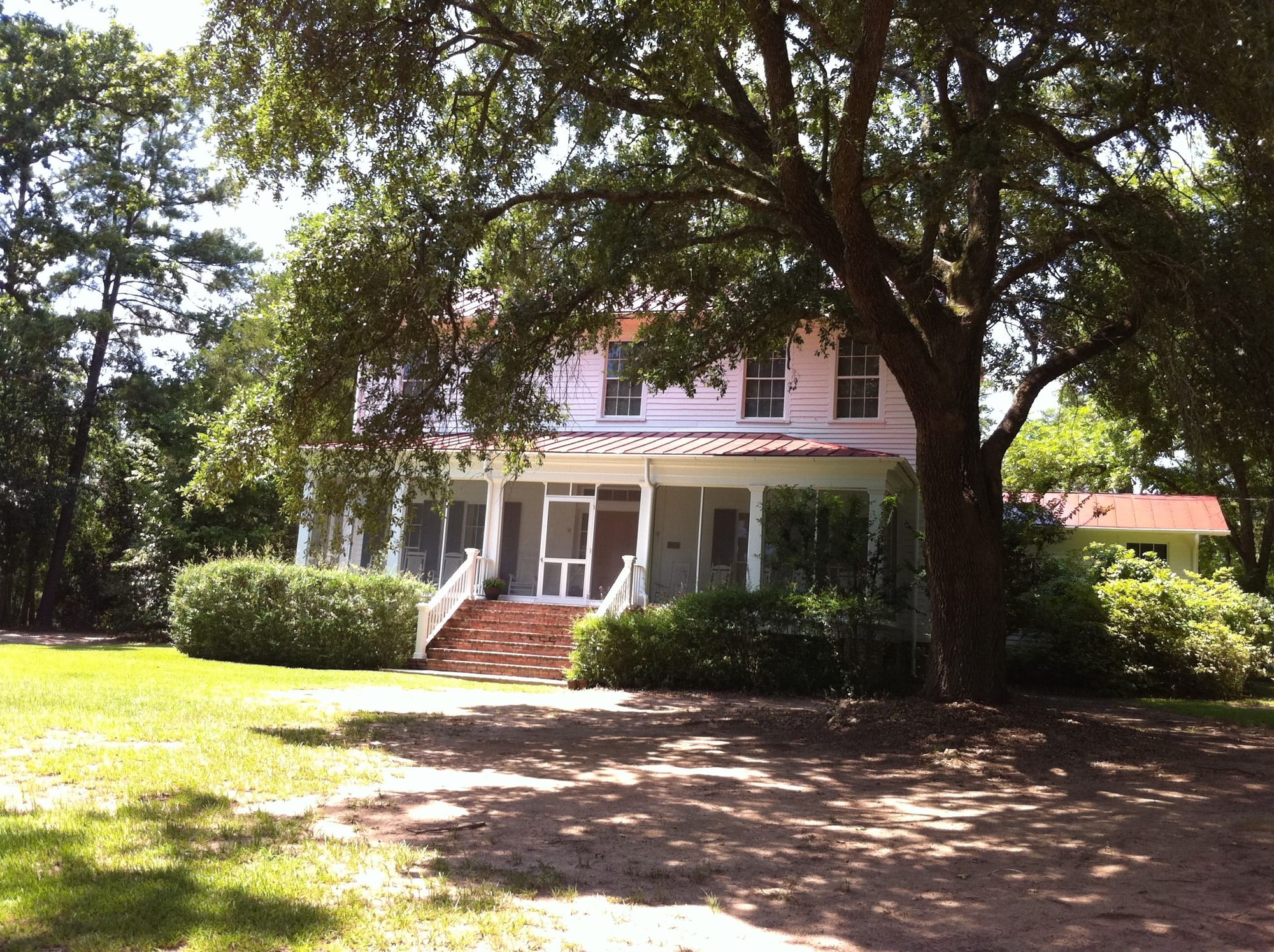 Flannery O'Connor's house at Andalusia in Milledgeville, Georgia.