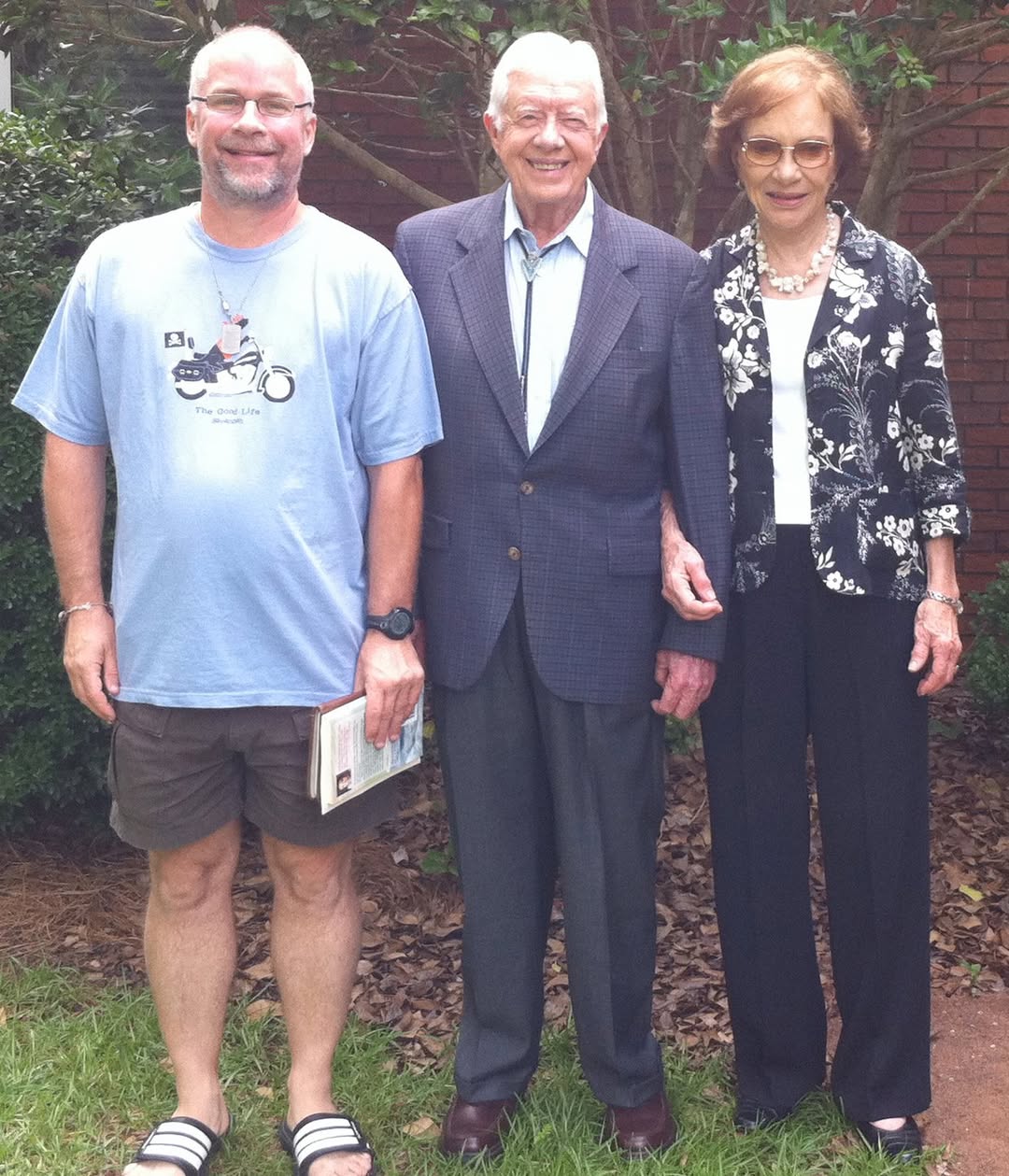 Jimmy Carter wrote a lot of books in his lifetime, and Rosalyn wrote some, too. Great to hear him give a sermon and meet them both in Plains, Georgia.
