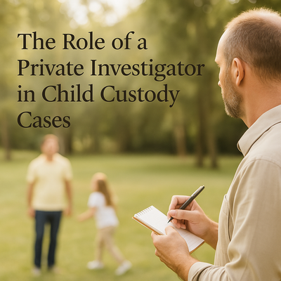 The Role of a Private Investigator in Child Custody Cases