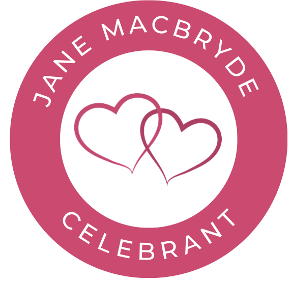 Hand crafted Ceremonies by Jane MacBryde the celebrant in Droitwich, offering funerals, celebrations of life, weddings, vow renewals, naming ceremonies, memorial services and interment of ashes.