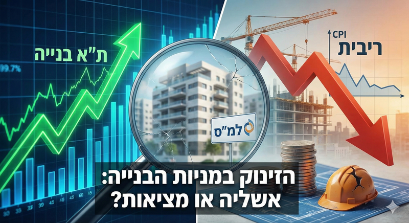 האם הבורסה מקדימה את המציאות? הזינוק במניות הבנייה מול סימני השאלה בשטח