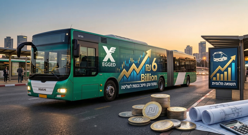 גלגלי הכסף: למה חברות האוטובוסים הן הלהיט החדש של הבורסה המקומית