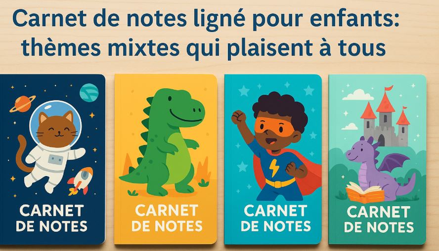 Carnet de Notes Lignée pour Enfants