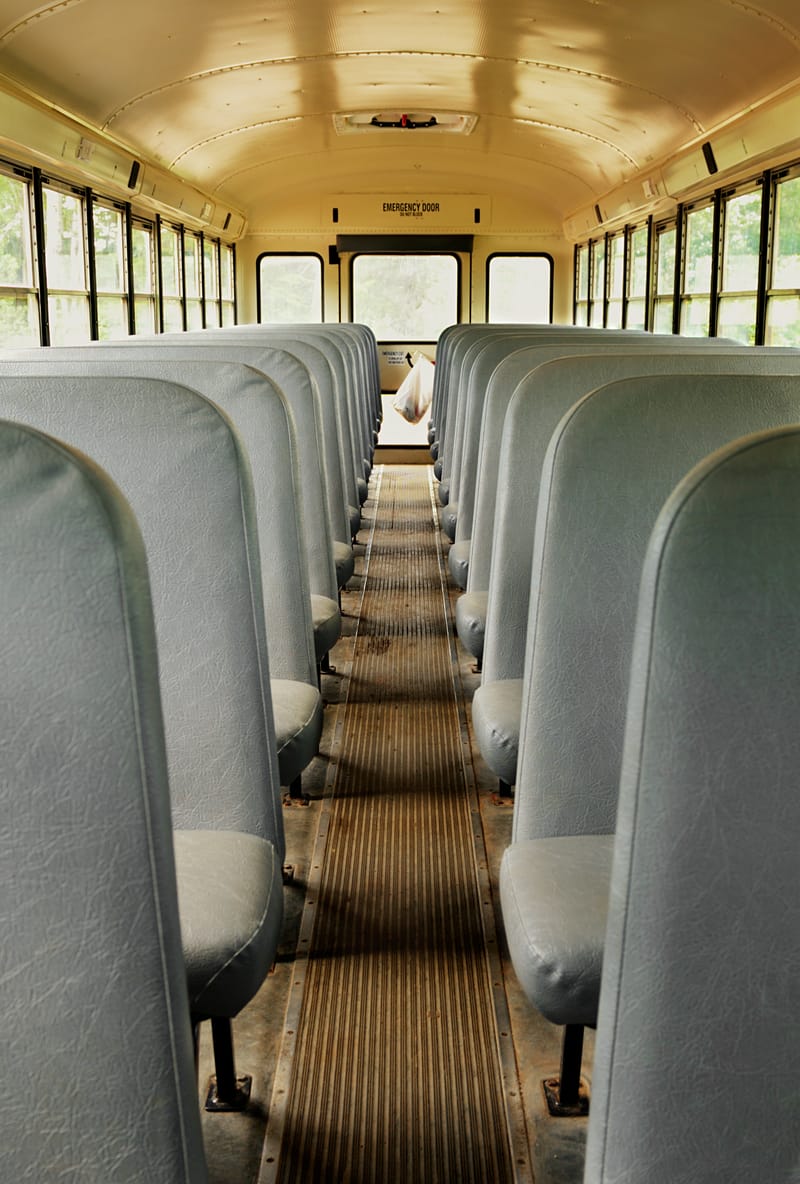 School Bus Seat reupholstering