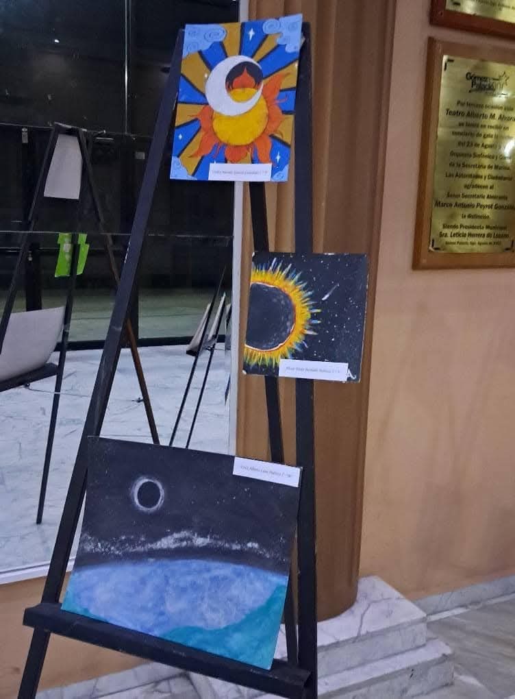 Galería de Artes Visuales, conmemorando el Eclipse Solar el 8 de abril de 2024