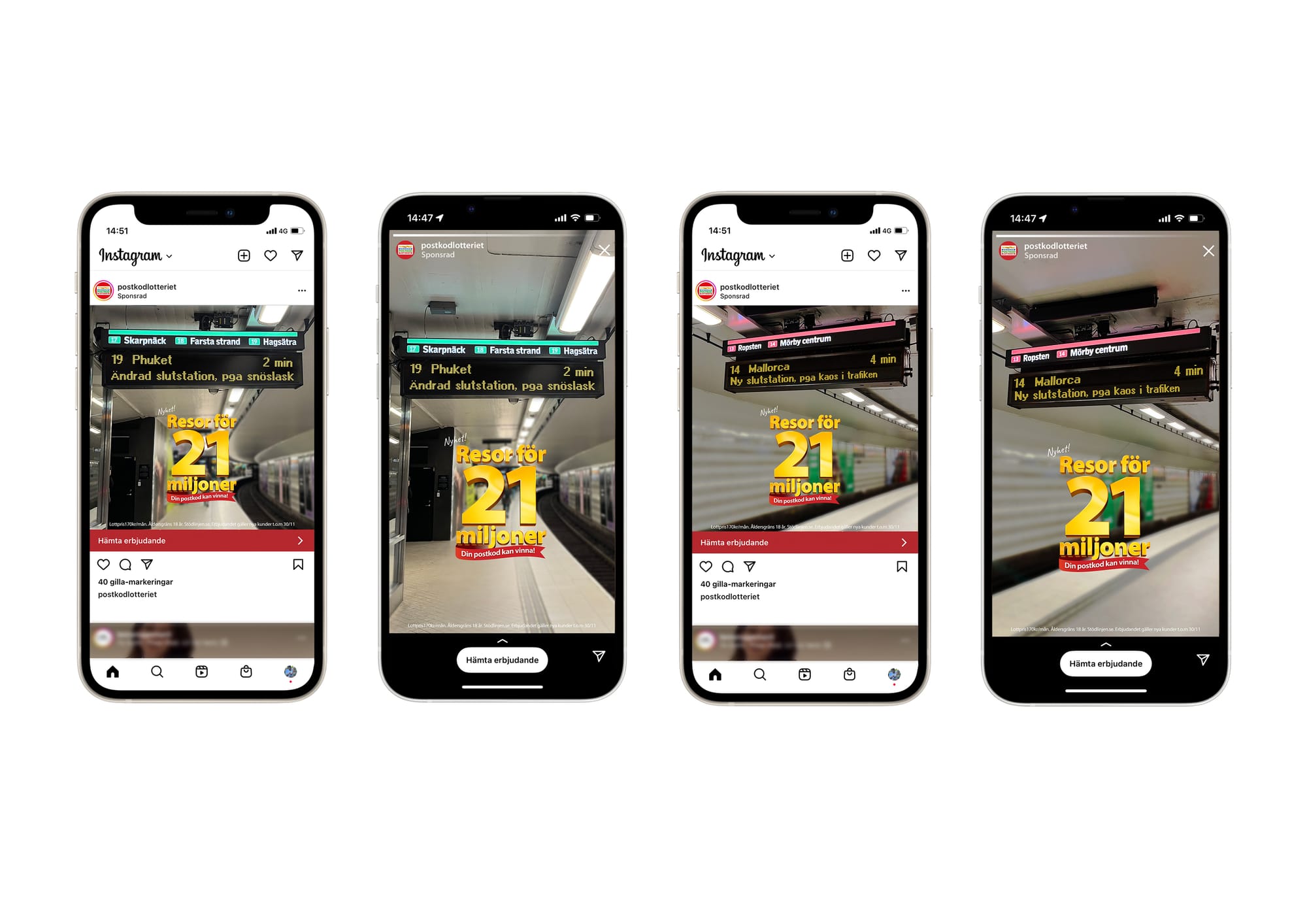 Postkodlotteriet – Tunnelbanan