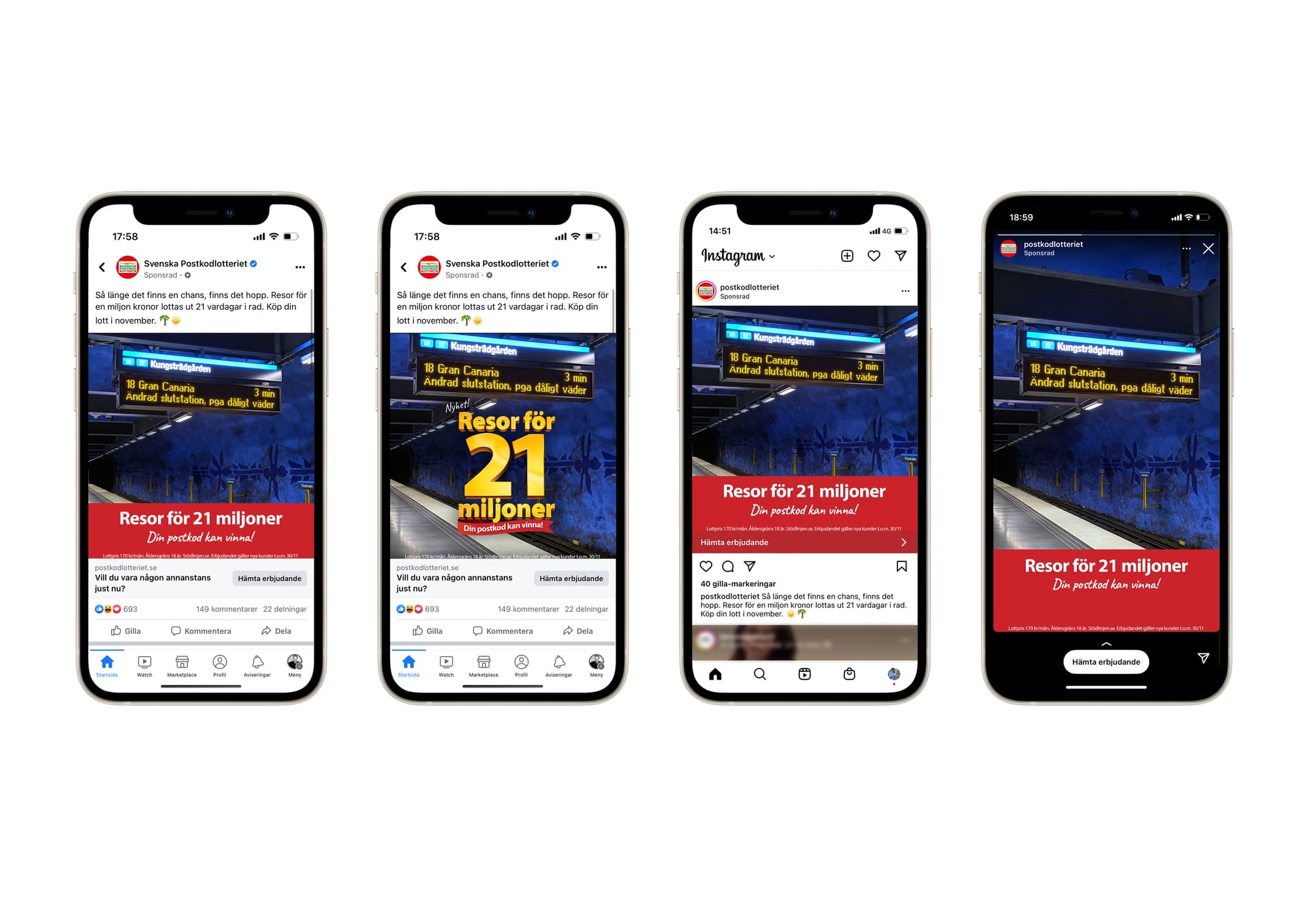 Postkodlotteriet – Tunnelbanan