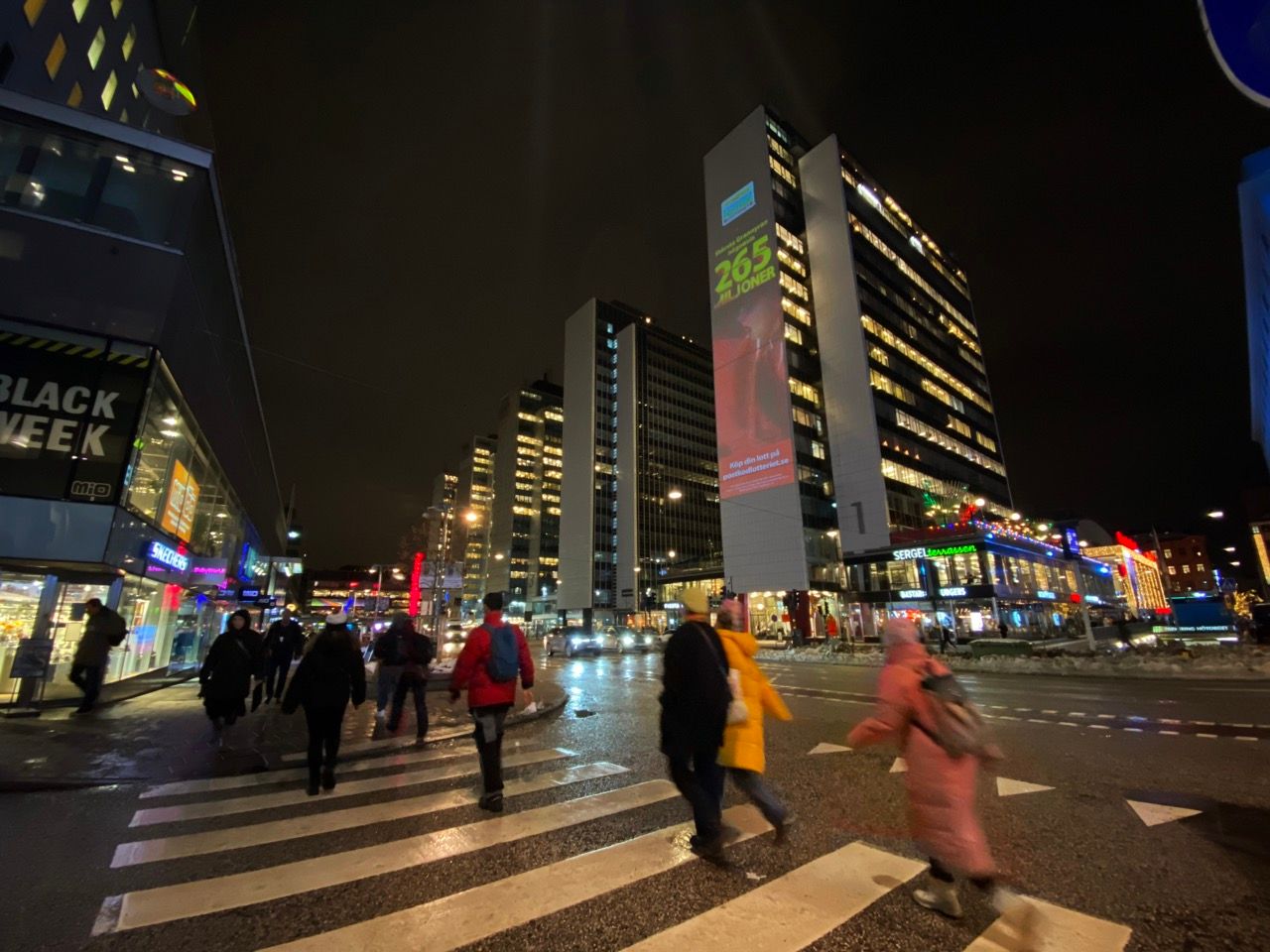 Projicera olika ytor i Stockholm