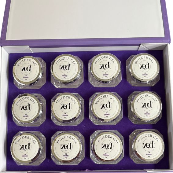ZED French Collection Builder Gel Set | TPO-Free Professional Gel Nail