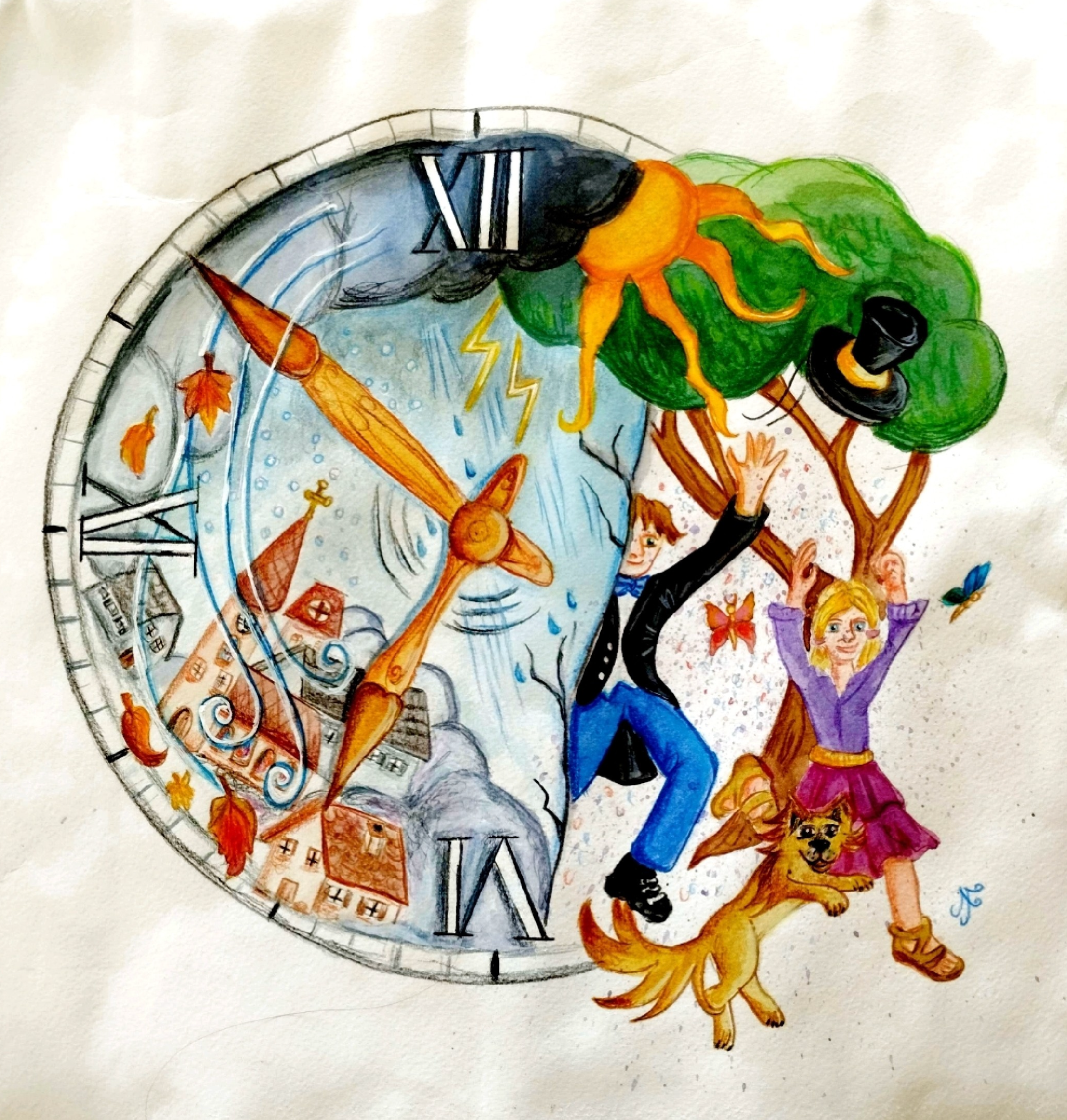 Drapeau 19. « Autant en emporte le temps »