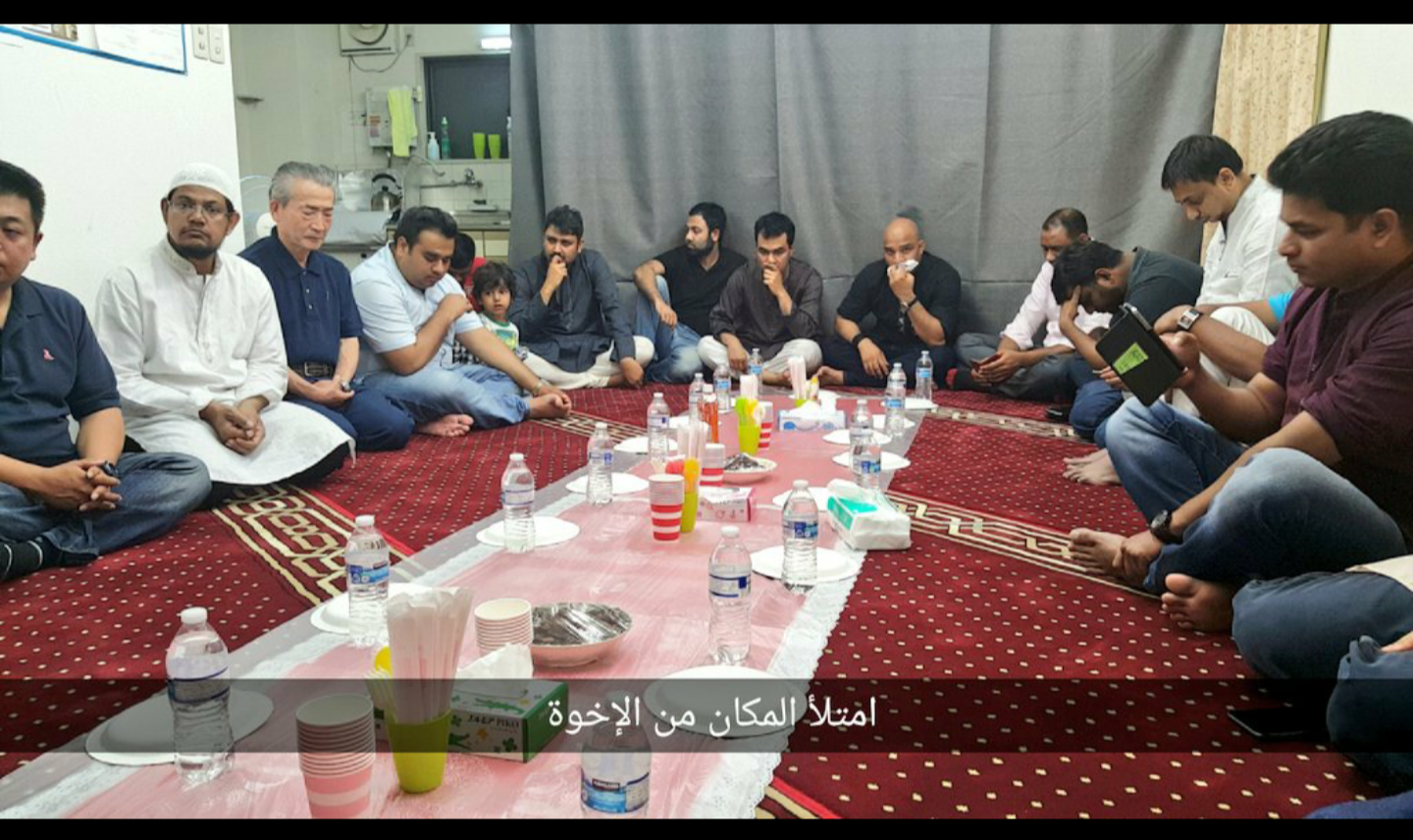 قبل وجبة الإفطار