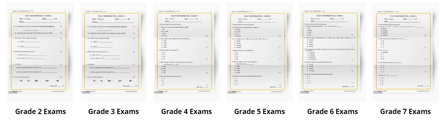 Play Maths Exams