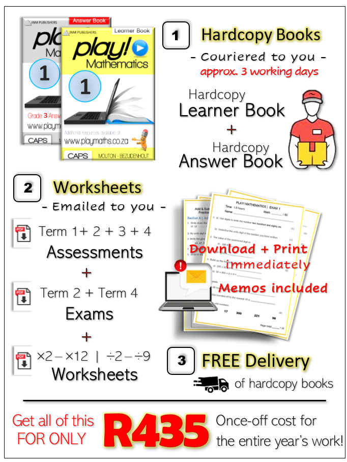 Gr 1 Bundle Deal - Maths/ Wiskunde