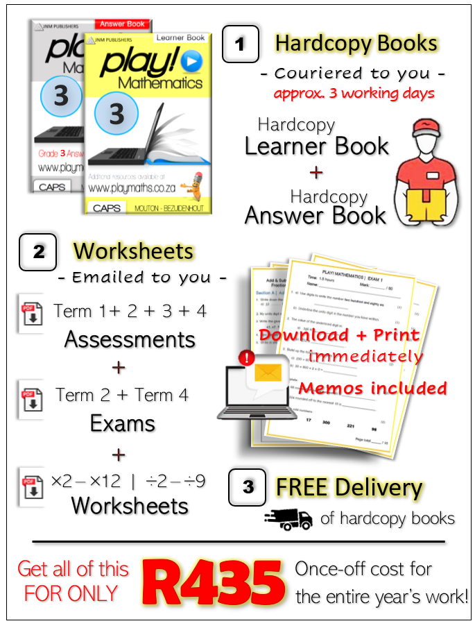 Gr 3 Bundle Deal - Maths/ Wiskunde