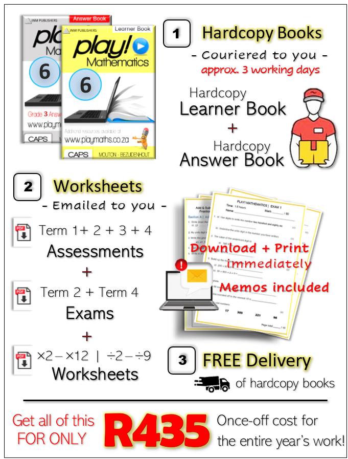 Gr 6 Bundle Deal - Maths/ Wiskunde