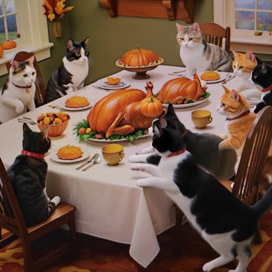 Cat-astic Thanksgiving