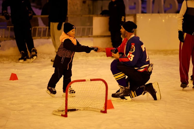 Jégkorong bemutató Salgótarjánban