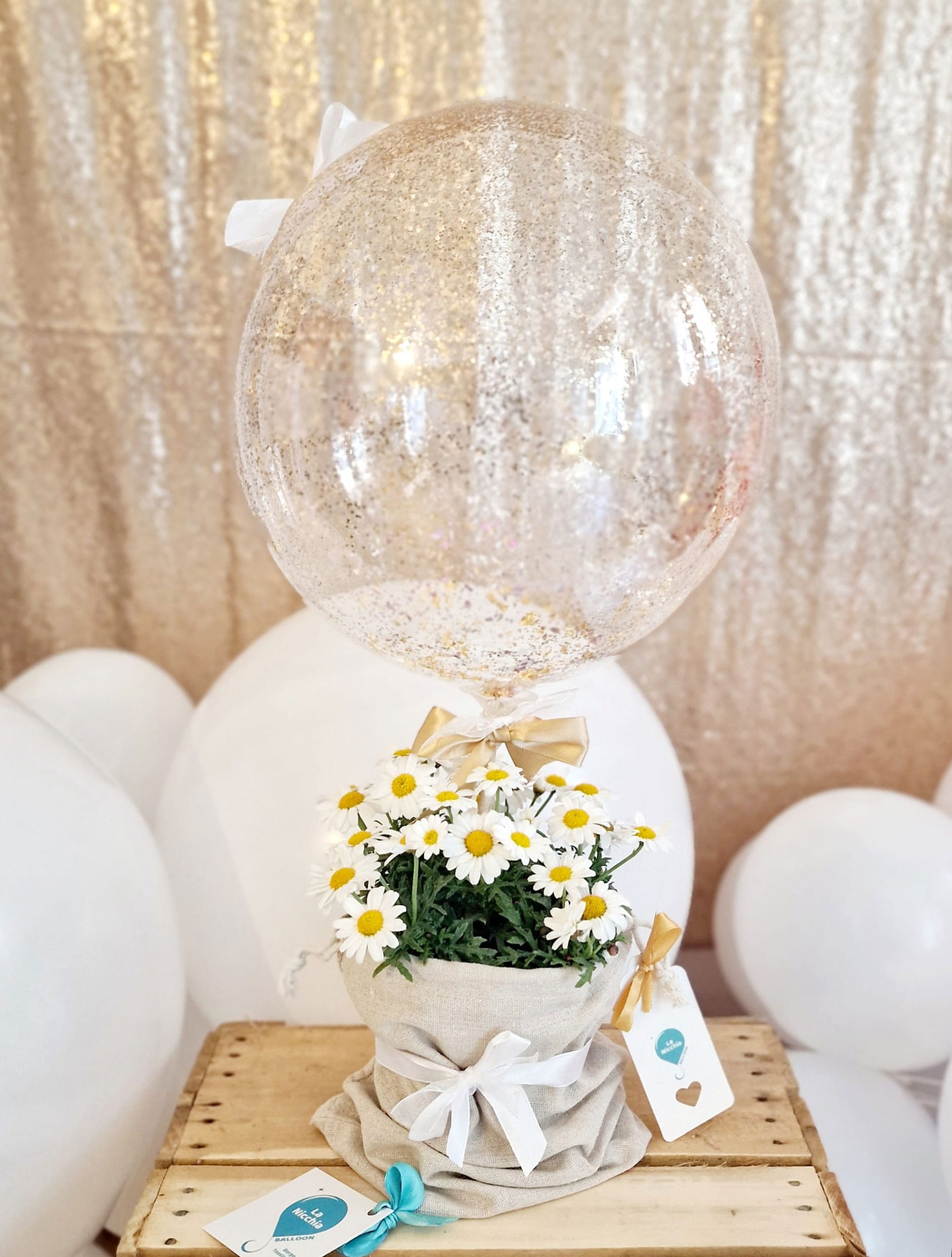 Glow Table Balloon centrotavola