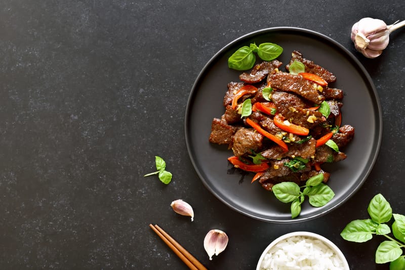 Grass-Fed Beef & Beet Stir-Fry