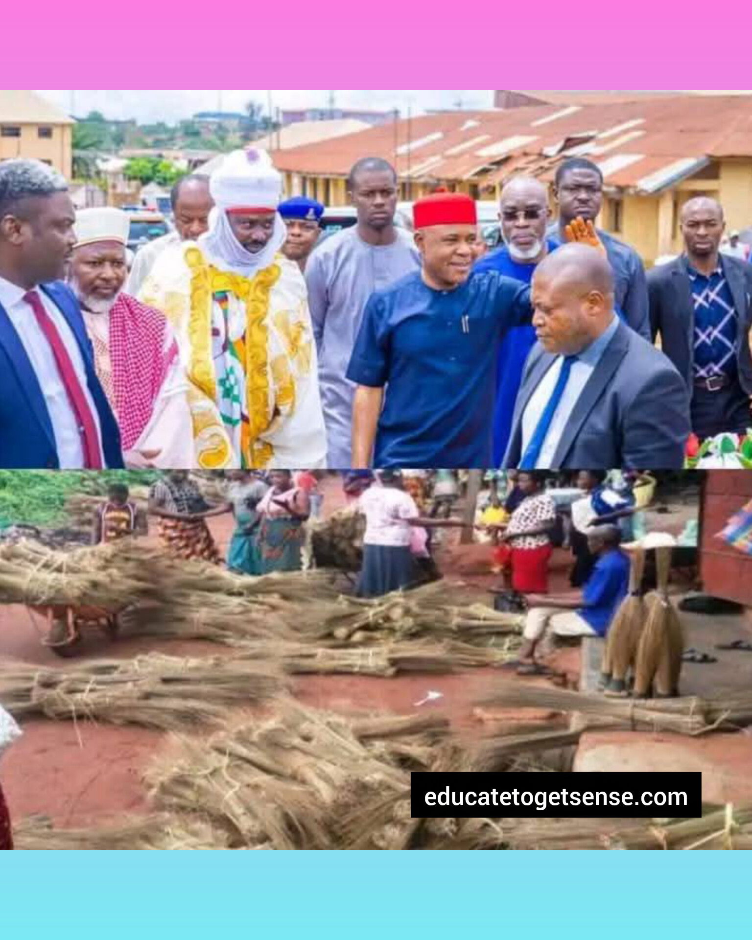 BROOMS BECOME THE HIGH SELLING COMMODITY IN ENUGU STATE AHEAD GOVERNOR PETER MBAH’S DEFECTION TO APC ON TUESDAY NEXT WEEK.