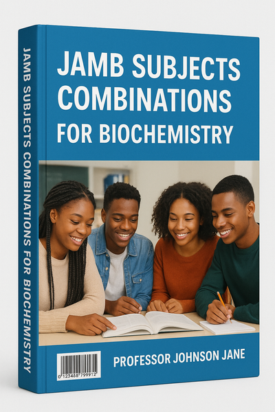 Jamb Subjects Combinations for students studying Biochemistry
