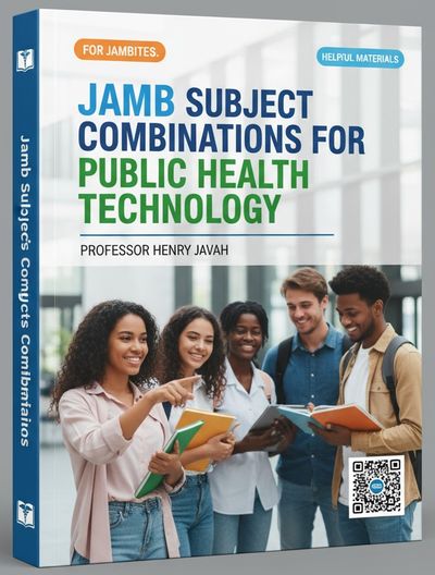 JAMB SUBJECT COMBINATIONS & COMPLETE GUIDE FOR PUBLIC HEALTH TECHNOLOGY