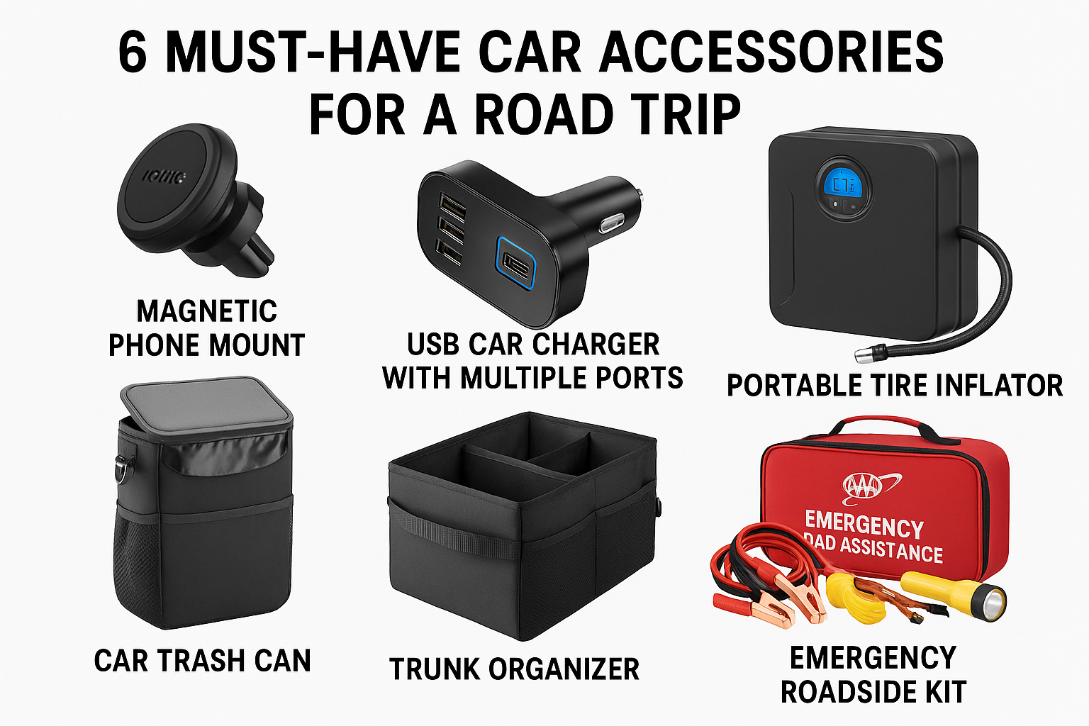 6 Must Have Car Accessories for Road Trip