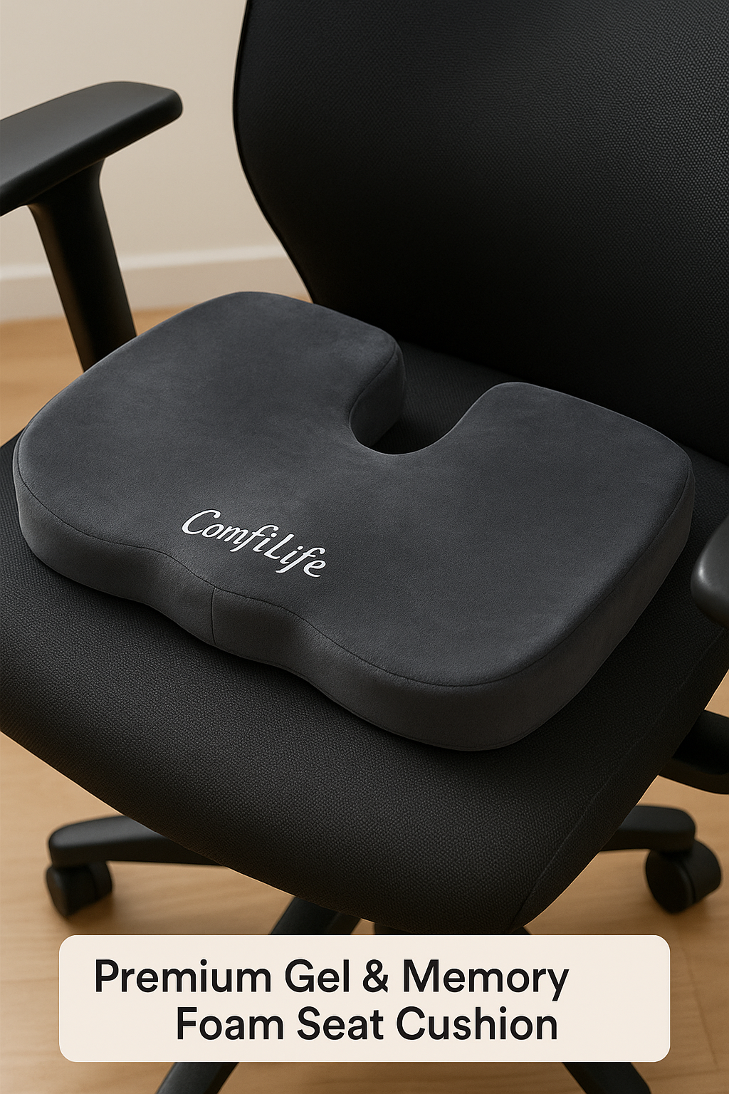 ComfiLife Premium Gel & Memory Foam Seat Cushion