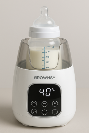  GROWNSY 8-in-1 Rapid Baby Milk Warmer, Bottle Warmer