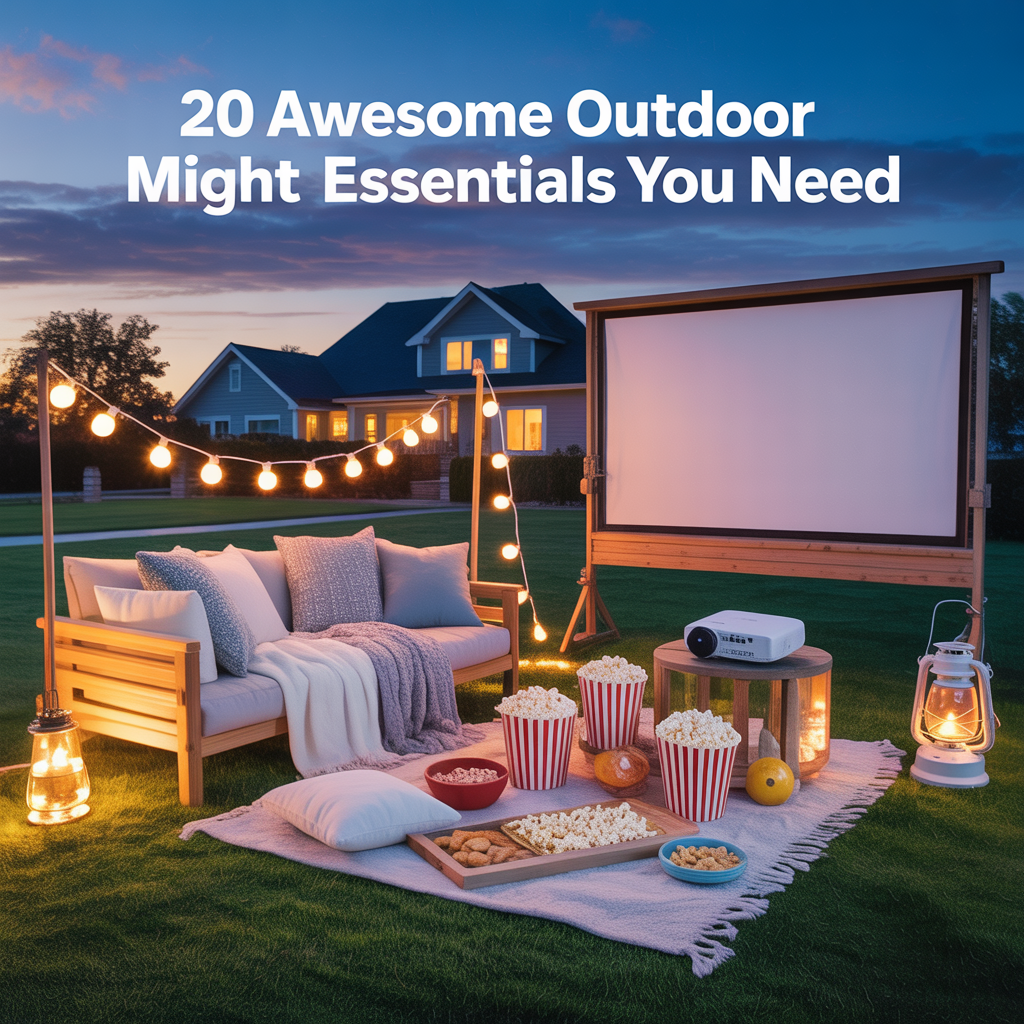20 Awesome Outdoor Movie Night Essentials You Need