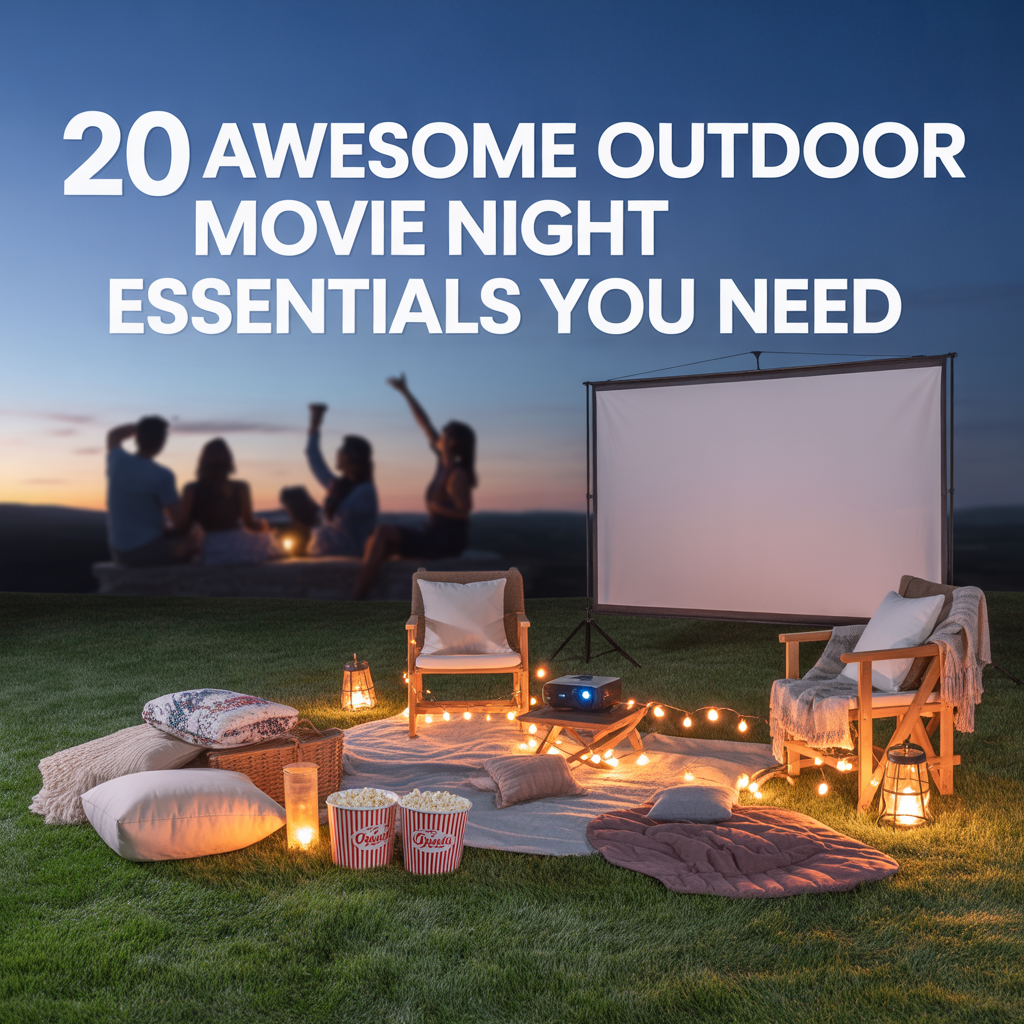 20 Awesome Outdoor Movie Night Essentials You Need