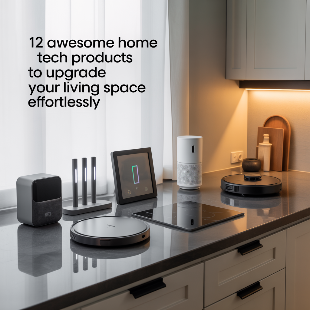 12 Awesome Home Tech Products to Upgrade Your Living Space Effortlessly