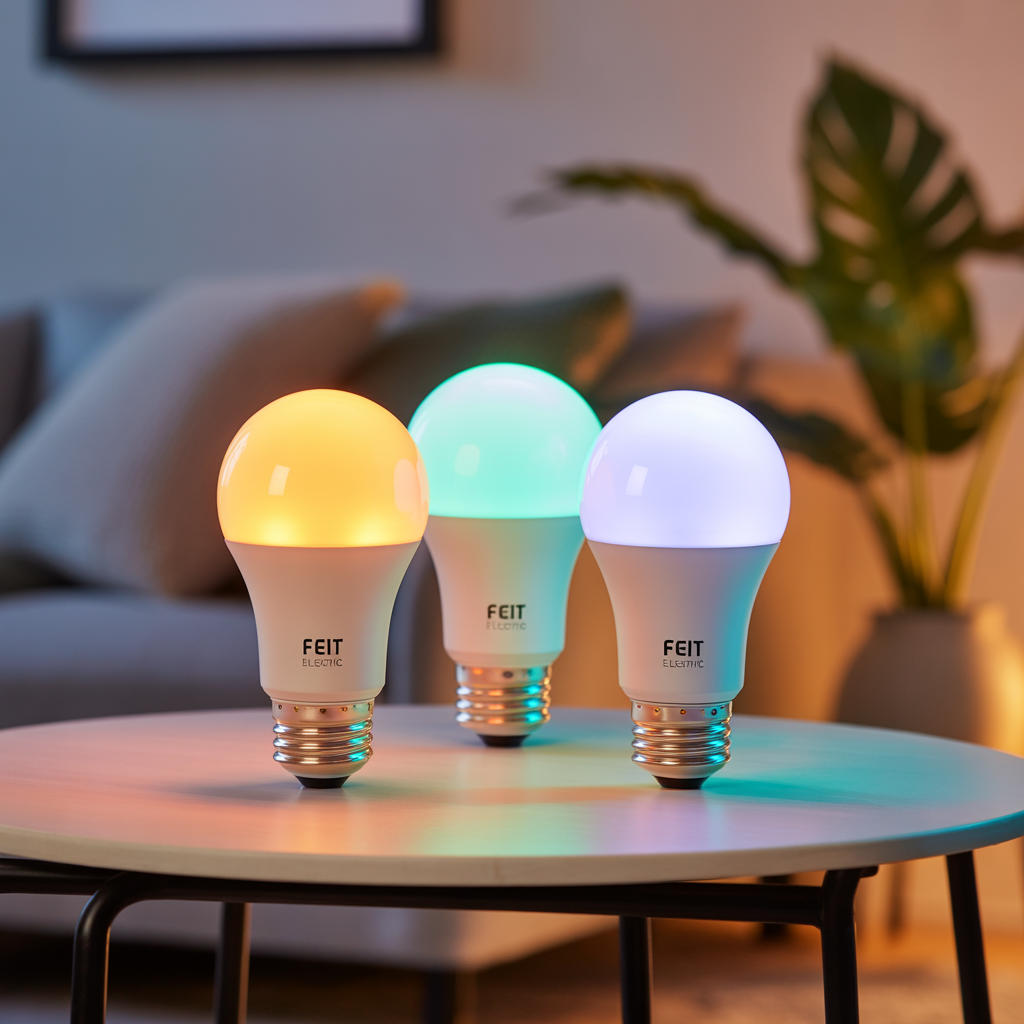 Feit Electric Smart Light Bulbs with RGB Colour Changing and Tunable White
