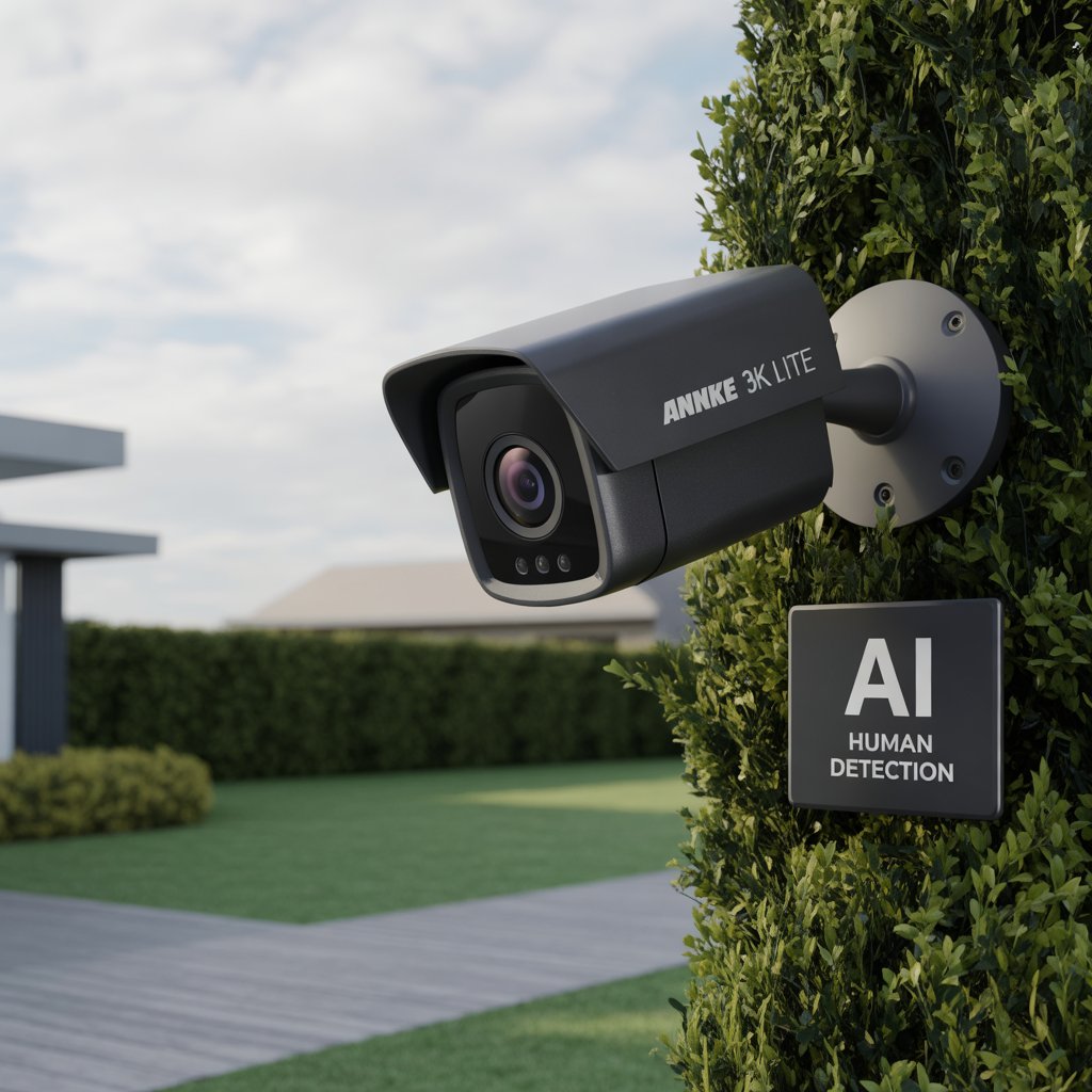 ANNKE 3K Lite Security Camera System Outdoor with AI Human