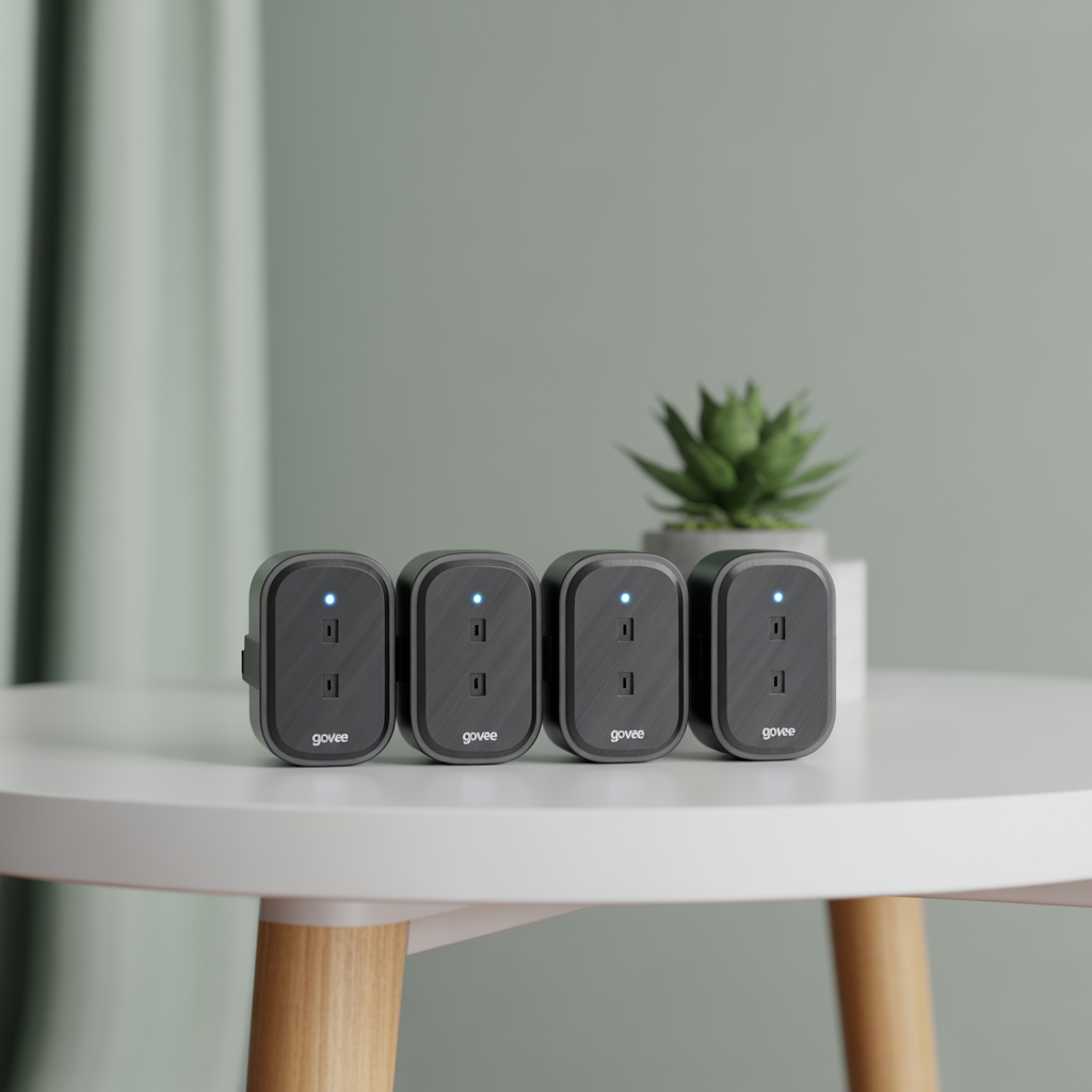  GHome Smart Mini Plug Compatible with Alexa and Google Home