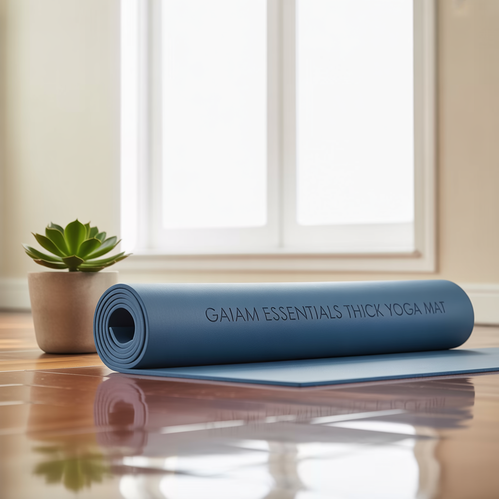 Gaiam Essentials Thick Yoga Mat