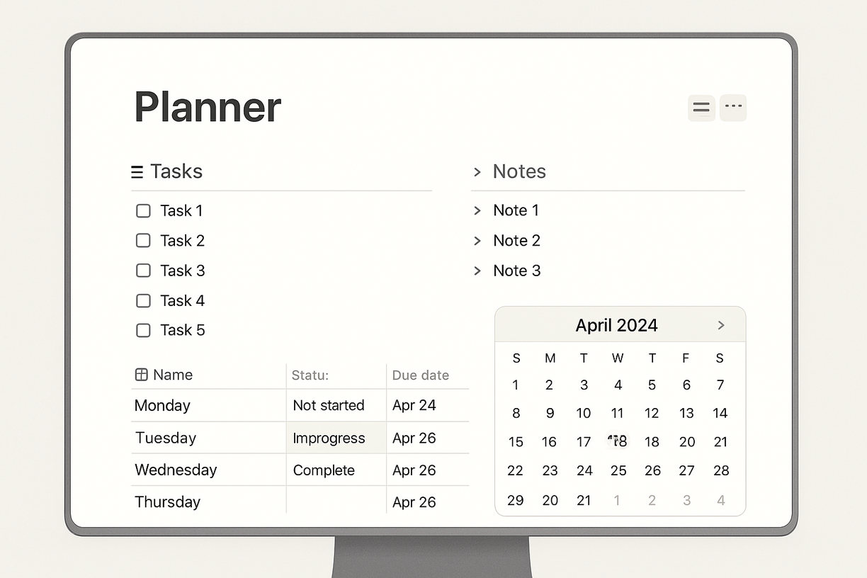Notion Planner