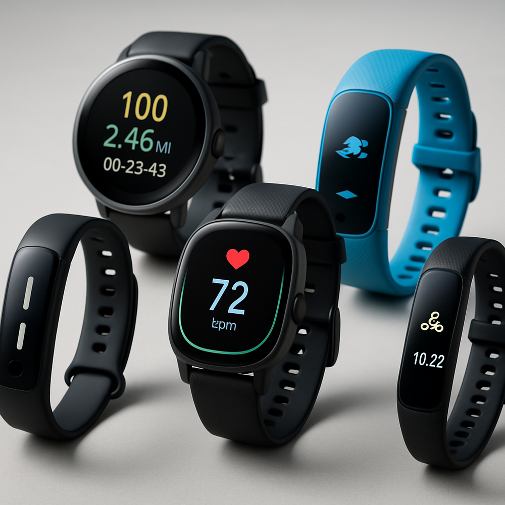 smart fitness trackers and bands