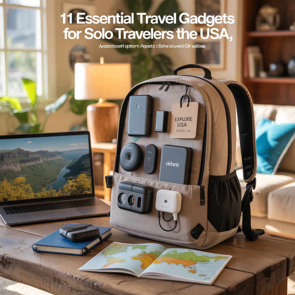 11 Essential Travel Gadgets for Solo Travelers in the USA