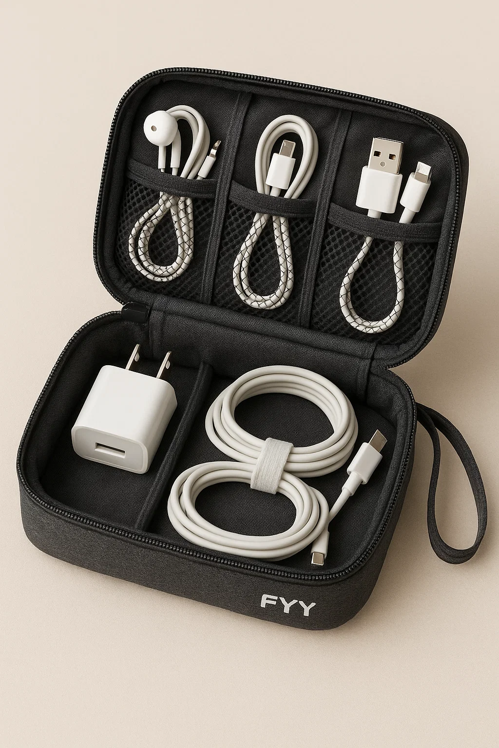 FYY Travel Cable Organizer Pouch