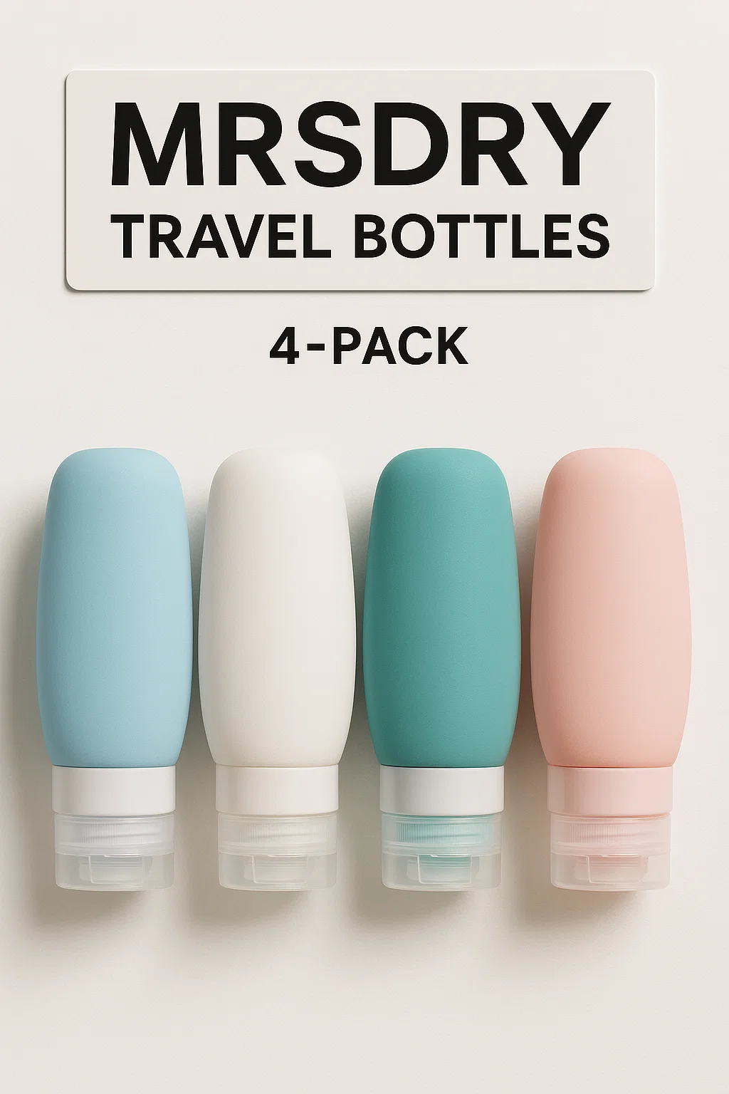  Mrsdry Travel Bottles (4-Pack)