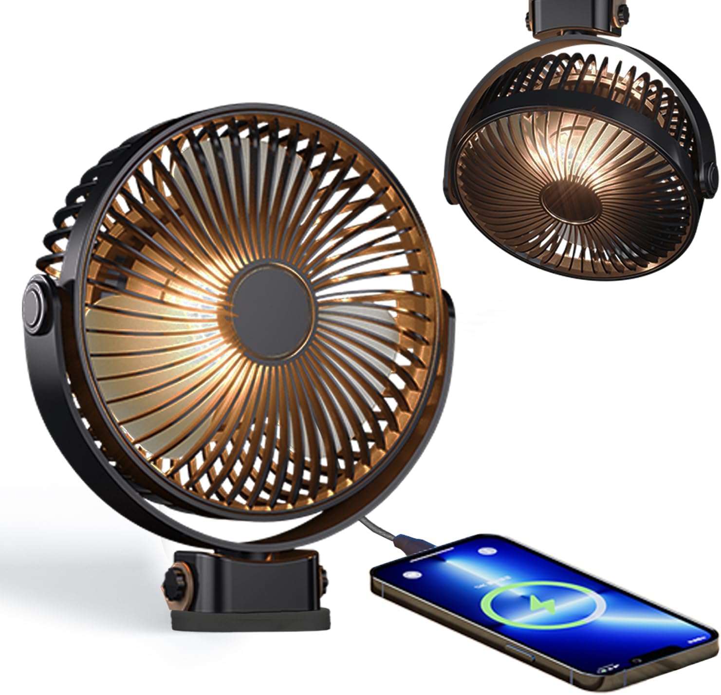 Magnetic Cruise Cabin Fan with 8000mAh Battery