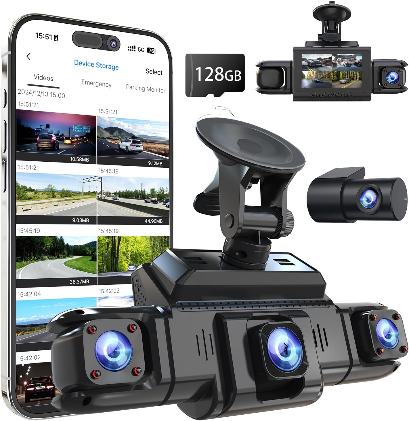 360 View 4 Channel Dash Cam: The Ultimate Car Companion