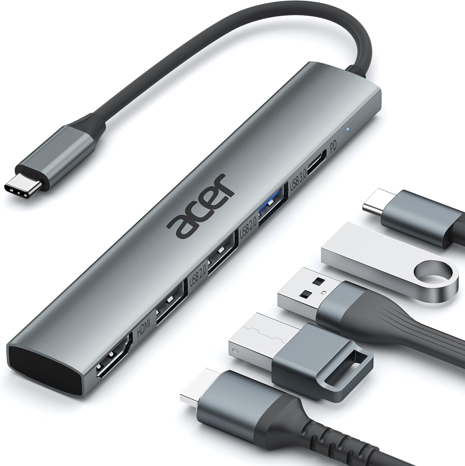 Acer 5 in 1 USB with 4K HDMI: Streamline Your Connectivity