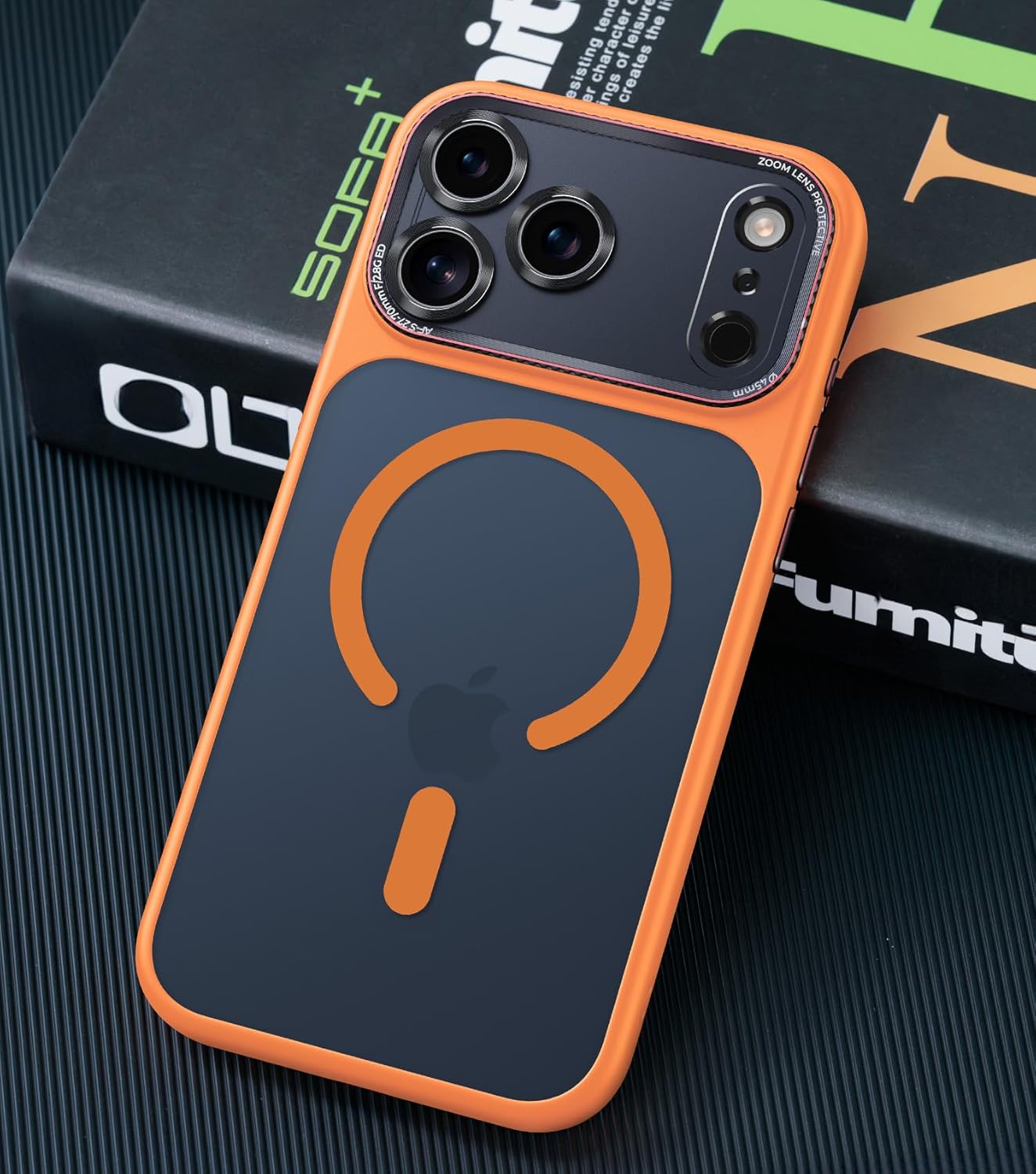 CHICLADY Magnetic for iPhone 17 Pro Max Case with Integrated Camera Protection
