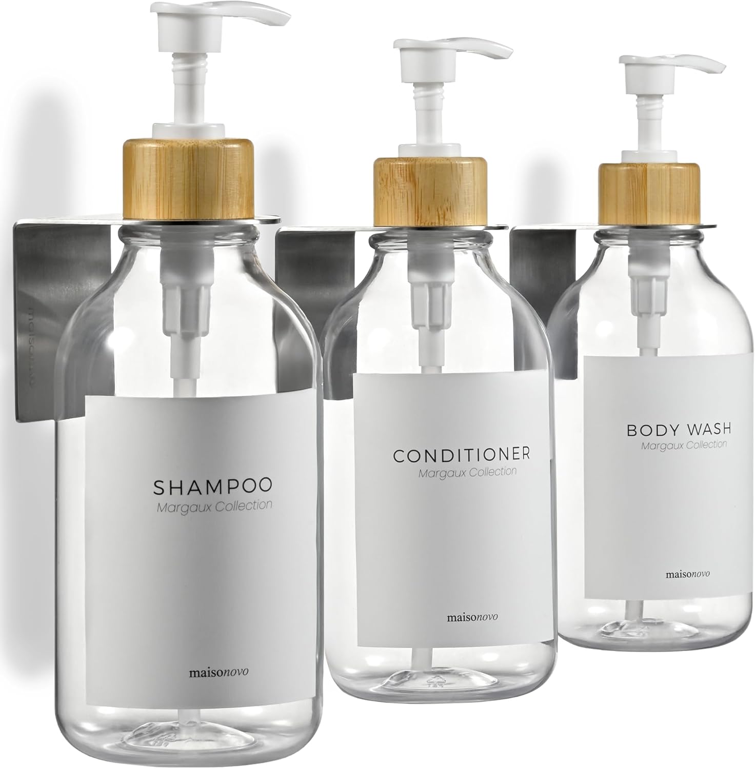 MaisoNovo Shampoo and Conditioner Dispenser