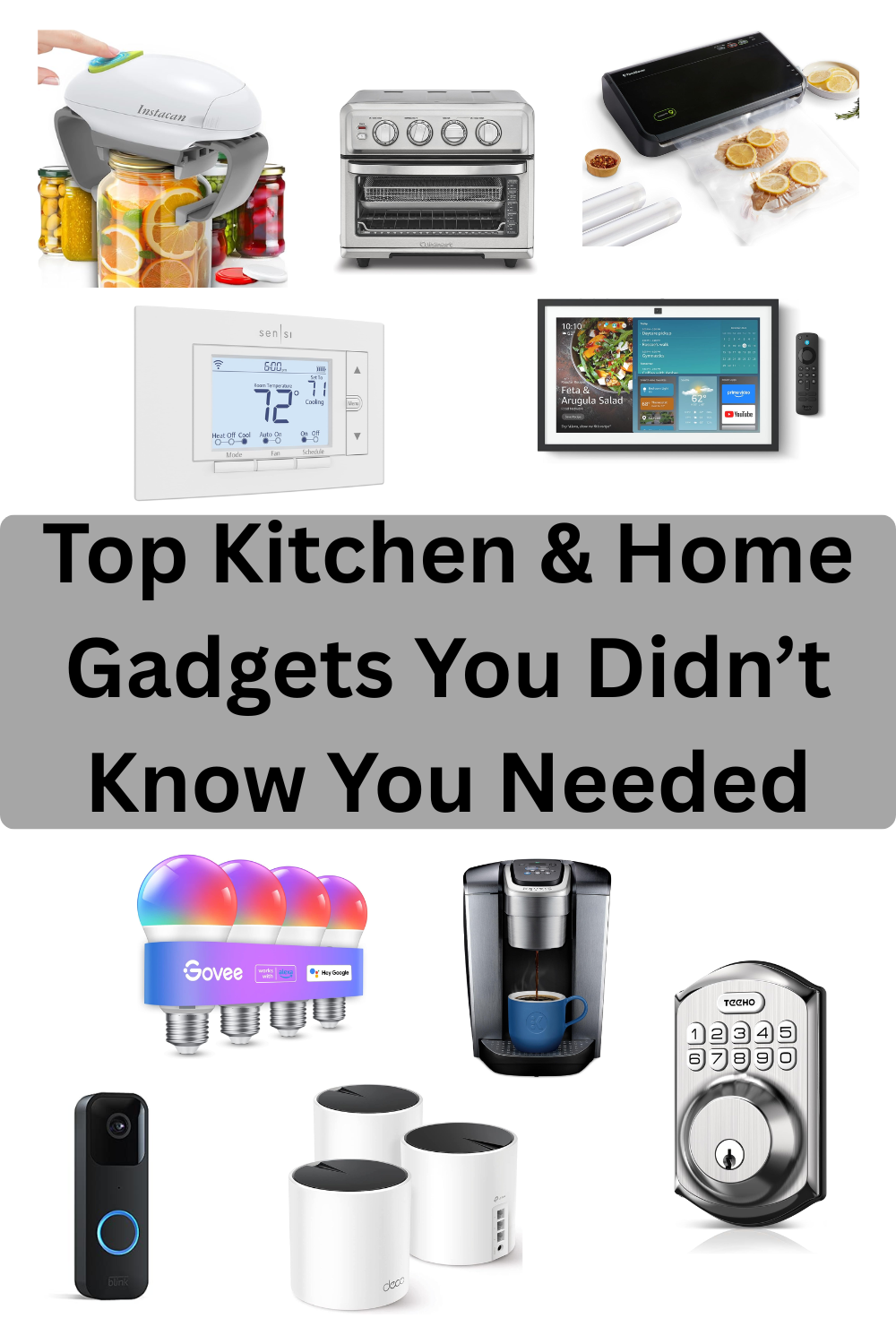 Top Kitchen & Home Gadgets You Didn’t Know You Needed