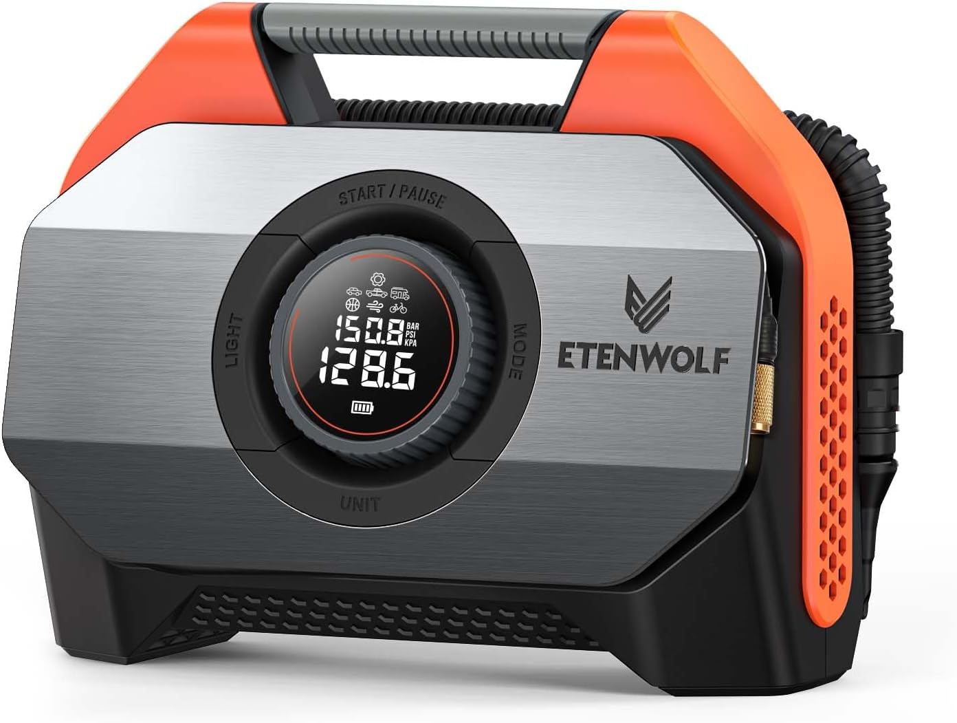 ETENWOLF VORTEX S6 Tire Inflator Portable Air Compressor