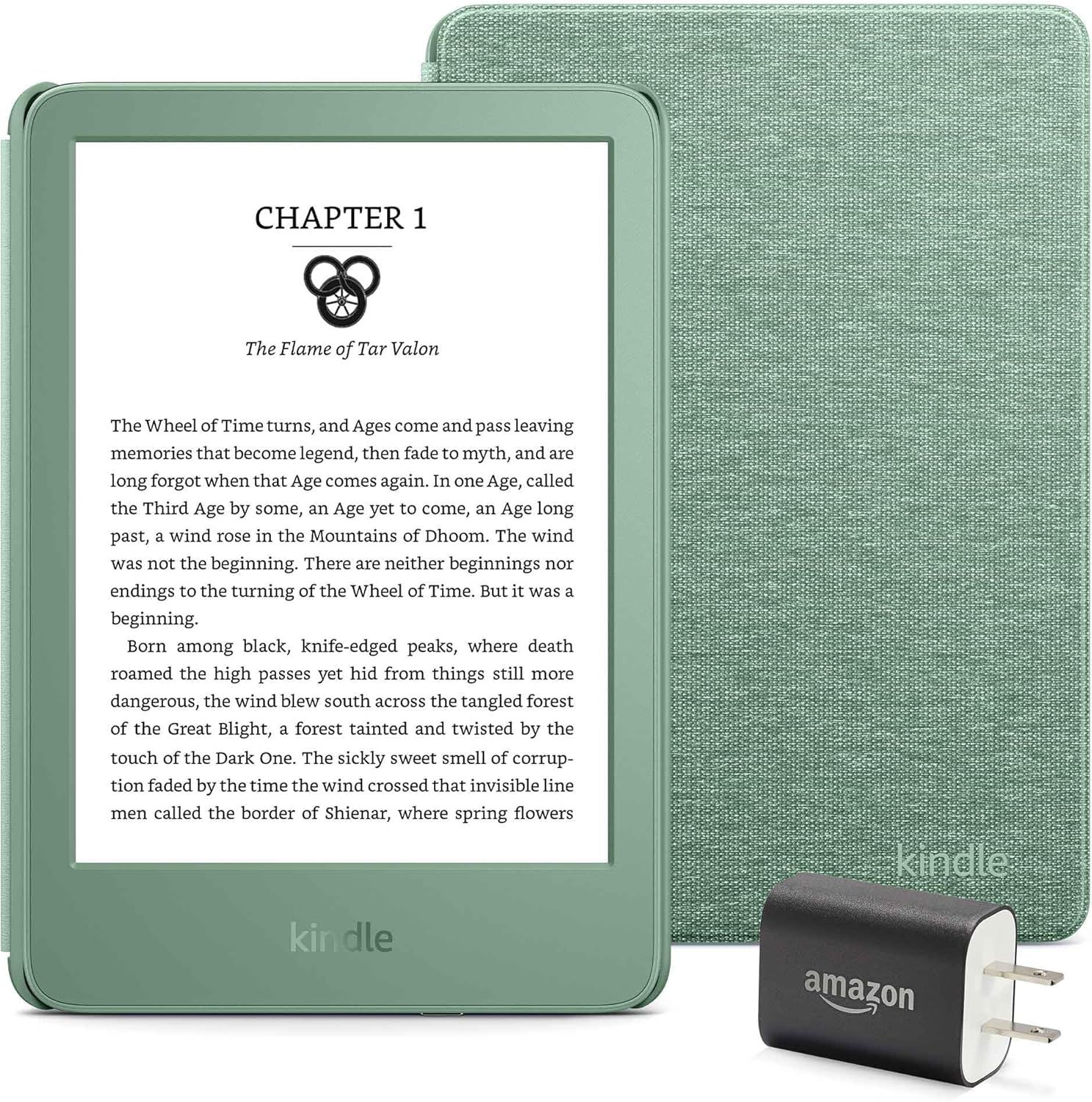 Kindle Essentials Bundle (2024 Release) – Matcha Edition
