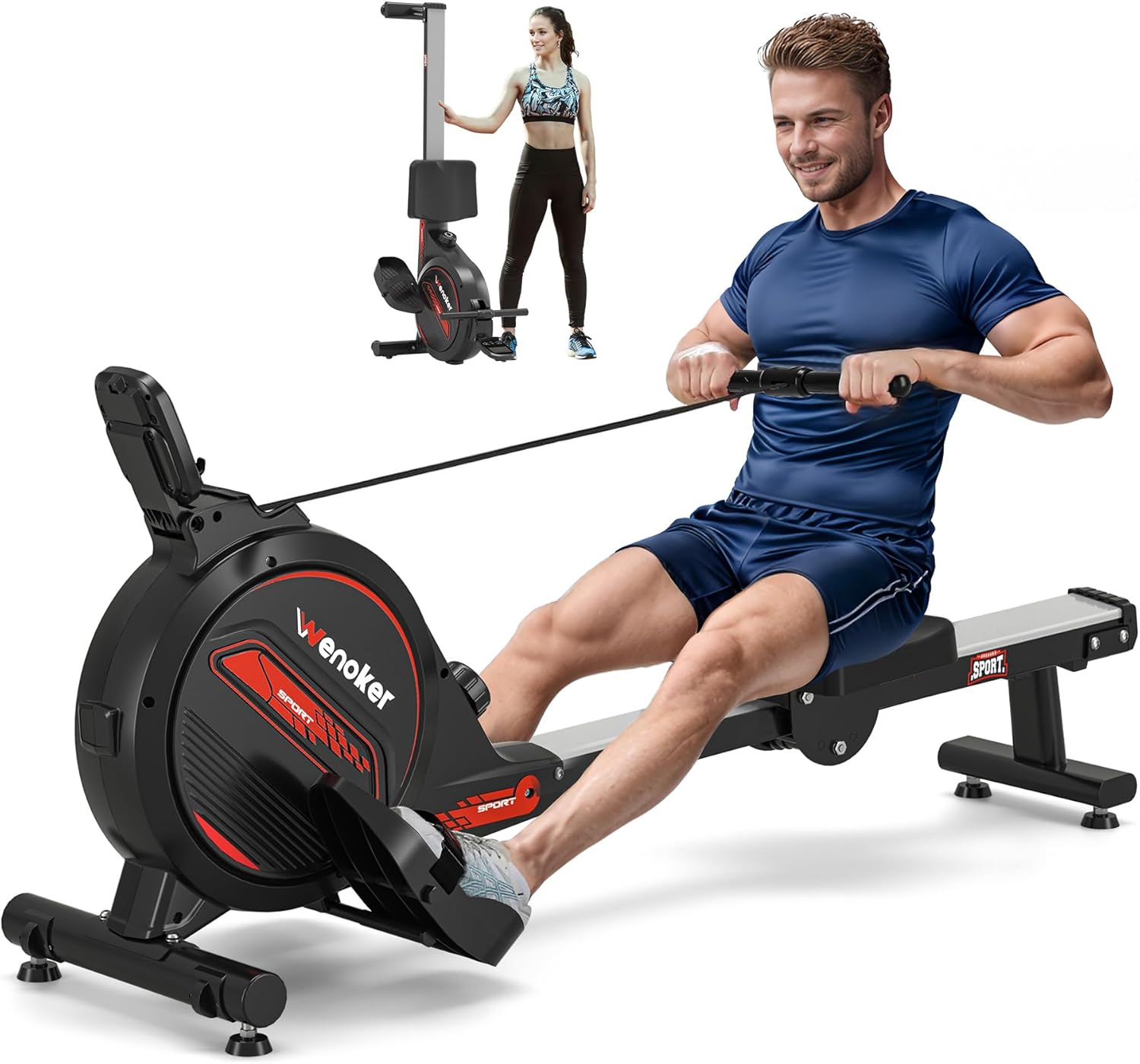 Magnetic Rowing Machine for Home
